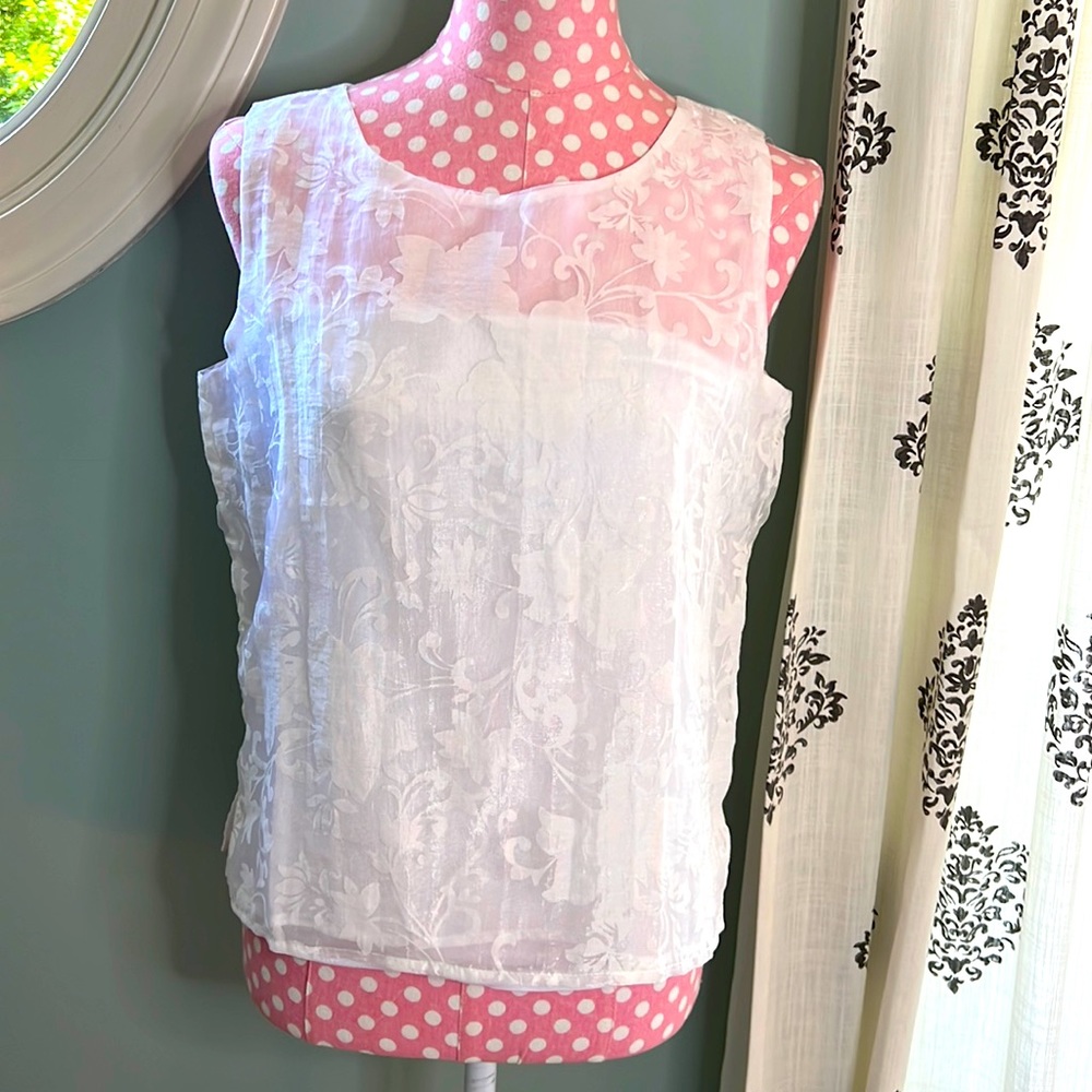 Coldwater Creek Sleeveless Blouse Size M